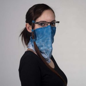 Betelné nano šátky s membránou UNIsex, modré pixely