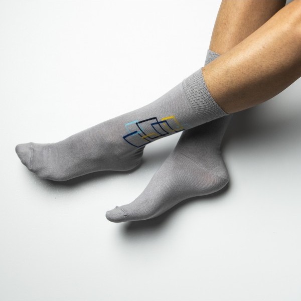 Ponožky – Rámy, šedé